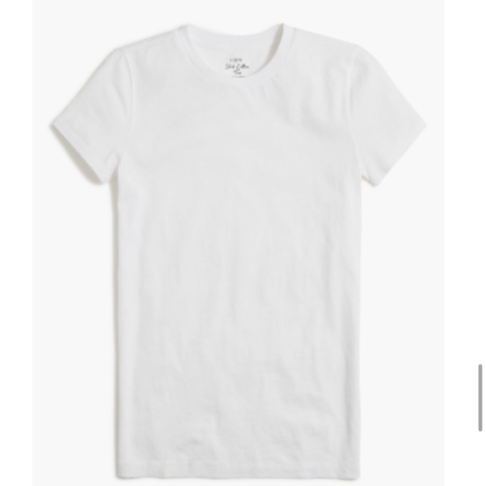 *NWT* White Jcrew Vintage Slub Cotton Tee Size 2X